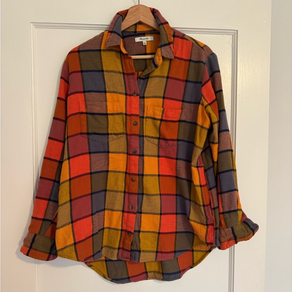 Madewell plaid Sunday flannel - Pockets!